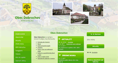 Desktop Screenshot of dobrochov.cz